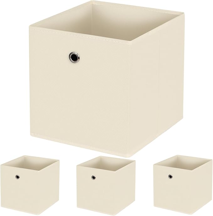 13 inch cube storage bins,collapsible fabric storage cubes Decorative storage basket,apply to clothes organizer box,shelves i