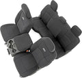 Rough Country Neoprene Seat Covers for Dodge Ram (2019-2024) - UV & Water Resistant, Foam Padded Truck Seat Covers - Full Set