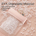 30 PCS Anti Tarnish Jewelry Bags for Travel and Storage, Small Clear EVA Pouches Organizer for Gold Silver Ring Earing Chain 