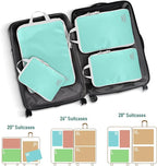 5 Set Packing Cubes For Travel Essentials, Luggage Packing Organization Cubes Suitcase Organizer Bags Set For Luggage Travel 