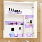 StorMiracle 13 PCS Drawer Organizer Set, 5 Varied Size Bathroom and kitchen Drawer cabinet organizer Trays, Clear Storage Bin