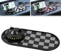 Mobile Phone Bracket Anti-Slip Mat,Multifunction Car Dashboard Mat with Temporary Parking Number,Universal Fit Anti-Slip Mat,