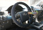 Silicone Black Steering Wheel Cover- Racing Power Grip-Ergonomic Handling (Black)