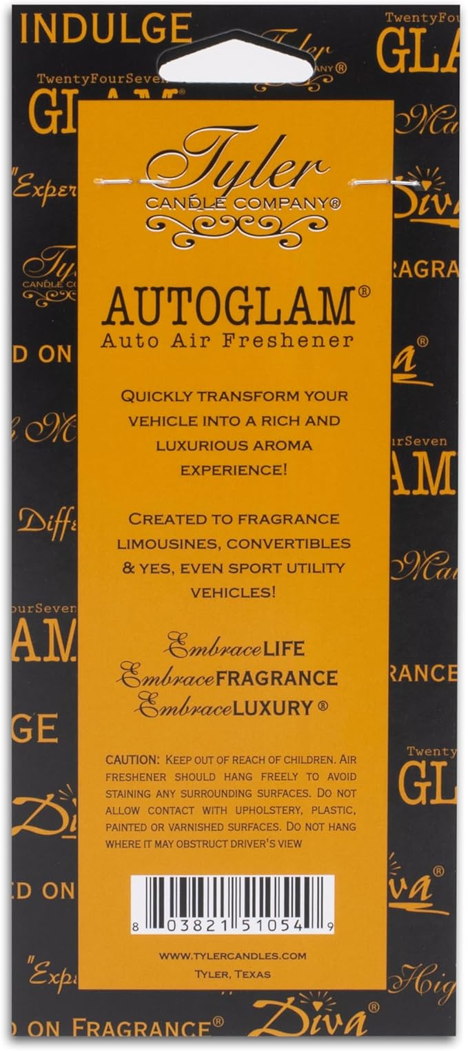 Tyler Candle Company Co Autoglam Air Freshener 3 set of High Maintenance