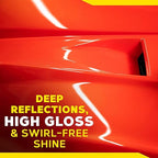 Meguiar's M205 Mirror Glaze Ultra Finishing Polish, Easy-to-Use Formula for Impeccable Shine, Multiple Ways to Apply Mirror Glaze, Removes Defects and Swirls for a High Gloss, 32 Oz Container