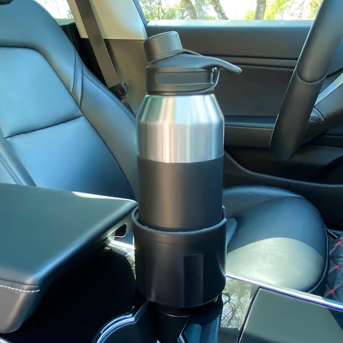 Swigzy Car Cup Holder Expander Adapter for Large Water Bottles - [Patented & Upgraded] - Holds: Hydro-Flask, Yeti, Nalgene, O