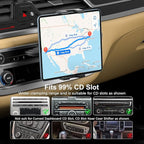 PLDHPRO iPad Holder for Car CD Slot, Adjustable Tablet Mount Air Vent Stand Compatible with 5.1'' -15.6'' Phone, iPad mini/Air/Pro, Galaxy Tab, Z Fold, Vehicle GPS Navigation Accessories