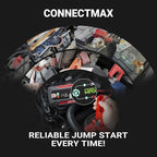 LOKITHOR JT400 2500A Portable Jump Starter with Battery Tester, 12V Car Battery Jump Starter for Up to 8.5L Gas or