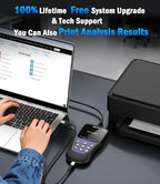 OBD2 Scanner Diagnostic Tool, VEHLIVE V850 Car Code Reader for Check Engine Light with Reset, I/M Readiness, Battery Tester,