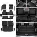Floor Mats Cargo Mat Set for 2022-2025 2026 Mitsubishi Outlander (Not Fit Sport or PHEV), All Weather TPE Backrest Mat Trunk Mat Cargo Liner Accessories(Floor Mats+Backrest Mats+Cargo Mat)