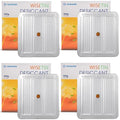 4 Packs 500 Gram Desiccant Canisters, Indicating & Rechargeable Gun Safe Dehumidifier, Portable Desiccant Canister, Silica