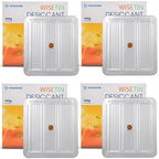 4 Packs 500 Gram Desiccant Canisters, Indicating & Rechargeable Gun Safe Dehumidifier, Portable Desiccant Canister, Silica