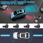 4 PCS PDC Parking Assist Sensor - Compatible with Dodge Journey, Durango, Ram 1500 2500 3500, Jeep Commander, Liberty, Grand 