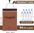 150 PCS Disposable Car Trash Bags Hanging, Leak-proof, Odor Seal. 2 Gallon Car Garbage Bags, Big Capacity. Independent of Car Trash Can, Easy Stick-On Car trash Bin for Car, SUV, Truck, Stroller.Brown