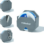 Pouch Can Holster for Car & Belt Fits Zyn Can Tins, Holster Clip to Belt or Car Sun Visor, Keychain for Can - Silver