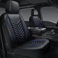 CAR PASS 3D Foam Faux Leather Car Seat Covers Front Seats,Waterproof Leather Front Seat Cover for Car,Universal Fit for SUV T