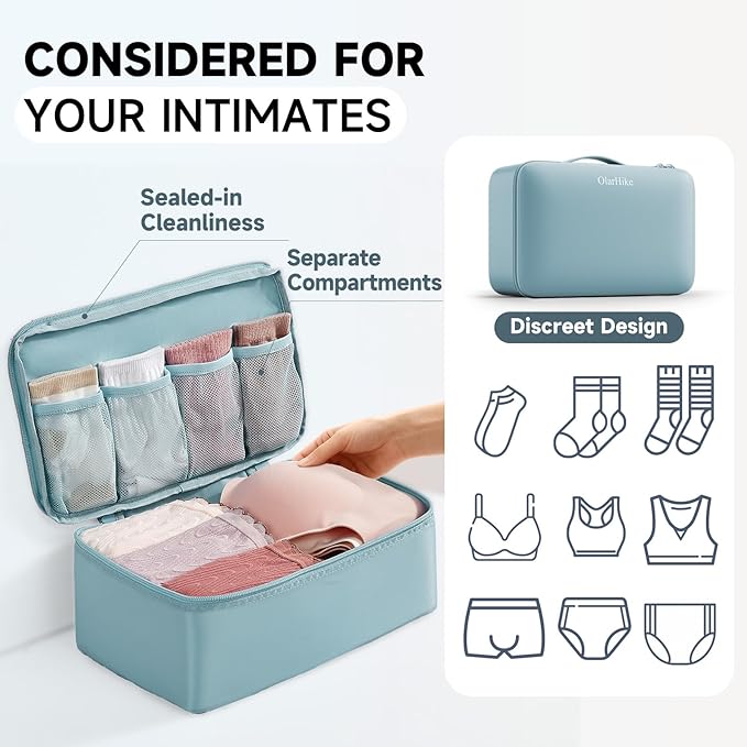 11 Set Packing Cubes for Travel, Gifts for Women Mom Kids, TSA Approved Bags for Makeup, Cosmetic, Toiletry, Suitcase Organiz