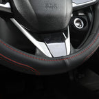 West Llama Car Steering Wheel Cover for Ford F-150, F-250, F-350, Expedition (Black +Red-Large Size)