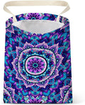 IRADA Mandala Flower Car Trash Bag - Purple, Polyester, 11X14 inches, 154 cubic inches, Car Accessory