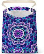 IRADA Mandala Flower Car Trash Bag - Purple, Polyester, 11X14 inches, 154 cubic inches, Car Accessory