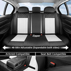 FLORICH Automotive Car Seat Cover Full Set Air Mesh Leather Car Seat Covers 5 Seats Car Protector Cushion Cars Interior Acces