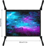 Galaxy Car Storage Mesh Organizer Ceiling Cargo Net Double-Layer Adjustable Zipper Truck SUVs Travel Road Trip Essentials etc. Interior Organizer