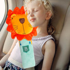 Children seat Belt Pillow Soft, Universal Seatbelt Pillow for Kids, Seat Belt Adjuster and Seatbelt Pillow for Kids Travel, for All Car Seats, Stroller, Pushcar (B)