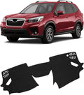 FIILINES Dash Cover for Subaru Forester 2019-2024 Dashboard Mat Dash Cover Sunshade Nonslip Mesh Protector Reduce Glare Black
