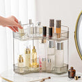 Aveniee Corner Bathroom Counter Organizer, Bathroom Countertop Shelf Makeup Organizer for Vanity Perfume Tray for Corner Stor