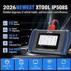 OBD2 Scanner Diagnostic Tool XTOOL IP508S: Code Reader for Cars & Trucks with 15 Resets, Crank Sensor Relearn, ABS Bleed, CAN