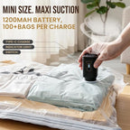 TAILI Vacuum Storage Bags with Rechargeable Electric Pump, 10 Pack (4M+4L+2XL), Vacuum Seal Bags for Clothing, Packing Cube C