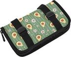 Car Tissue Holder Car Visor Organizer Tissue Box Holder for Car Sun Visor Organizer with Car Vehicle Accessories Essentials Interior for Women Men Green Striped Avocados and Daisies