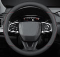 Car Steering Wheel Cover Compatible with Toyota Highlander 2024 2023 2001-2022 Year, Breathable Premium Leather, Anti-Slip Design, A-Style