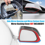 Jaronx Compatible with Tesla Model 3 Mirror Bottom Cover & Housing Frame 2017-2025, Right Passenger Side Rearview Mirror Cover Bracket Lower Base & Frame Housing Replacement for Tesla Model 3