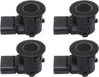 XQSMWF 4Pcs Bumper Parking Sensor and Retainer Fit for Acura MDX RLX 2014-2016 TLX 2015-2016 3.5L, Replace 39680TZ5A01 39681TZ5A0 39680-TZ5-A01 Parking Aid Sensor Black