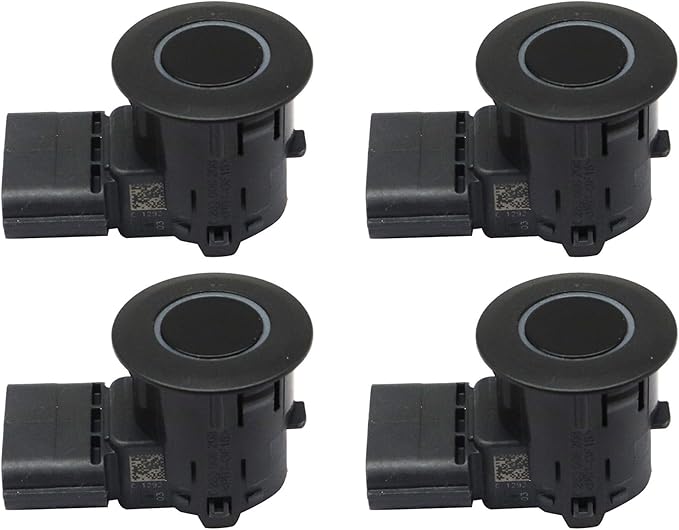 XQSMWF 4Pcs Bumper Parking Sensor and Retainer Fit for Acura MDX RLX 2014-2016 TLX 2015-2016 3.5L, Replace 39680TZ5A01 39681TZ5A0 39680-TZ5-A01 Parking Aid Sensor Black