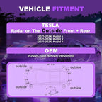 Radar on The Outside of The car Front and Rear Parking Sensor Backup Parking Assist Sensor Pdc Bumper Connector Wiring Harnes