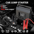 Jump Starter with Air Compressor, 4000A Car Battery Jump Starter(ALL Gas/8.0L Diesel) with 150PSI Tire Inflator 12V Car