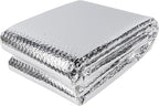 winemana Window Insulation Roll, 24IN x 10FT Reflective Heat Shield Bubble Film, Double-Sided Aluminum Foil Insulation, Weatherproof Garage Door Cover for Windows, RV, Basement, Winter & Summer