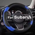 GIANT PANDA Customized Auto Steering Wheel Cover for Subaru Forester, Car Steering Wheel Cover for Subaru Outback and Crosstr