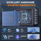 FOXWELL Heavy Duty Truck Scanner - HD500 Diesel Scaner Diagnostic Tool with DPF Regeneration/Injector Cutoff, fit for Cummins,