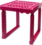 Locker Organizer Shelf， Adjustable Width and Height, Stackable, Ideal Locker Shelf for School, Office, Gym Lockers, or Even K