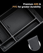 ECOZEN Center Console Organizer For 2022-2026 Mercedes C Class C 300/AMG C 43/C 63 - Armrest Box Storage Tray Compatible with 2022-2026 Mercedes C 300/ AMG C 43 C63 Accessories Armrest Organizer ABS
