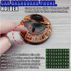 Multifunction Car Anti-Slip Mat, Rotatable Vehicle Phone Holder with Temporary Parking Number, Universal Auto Dashboard Organ