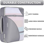8 Set Packing Cubes for Travel, Gifts for Women Mom,Anti-Tearing Suitcase Organizer for Luggage with Shoe & Hanging Toiletry 