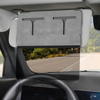 Car Visor Extender Sun Bblocker，Upgraded UV400 Car Sun Visor Extension with PC Lens and Side Sunshade,Filter UV，Safe Ddriving.Universal for SUV, Family Automotive, Gray