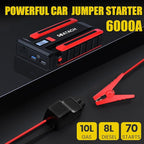 Scatach 6000A Car Battery Jump Starter,12V Car Jumper Starter Battery Pack Portable (up to 10.0L Gasoline and 8.0L Diesel