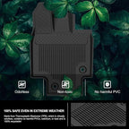 KIWI MASTER Floor Mats for 2020-2026 Toyota Highlander, OEM Replacement PT908-48200-20, Custom Fit All Weather Car Mats, Heavy Duty TPE Floor Liners, 1st & 2nd & 3rd 3 Row, Black