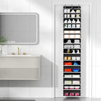 Mefirt Over The Door Organizer, 8 Shelf Door Hanging Organizers with 8 Large Capacity Pockets, Back of Door Organizer Storage