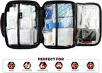 SHBC Waterproof First Aid Kit (228pcs) with All Basic or Advanced Supplies You Need. Suitable for Emergencies at Home or Outs